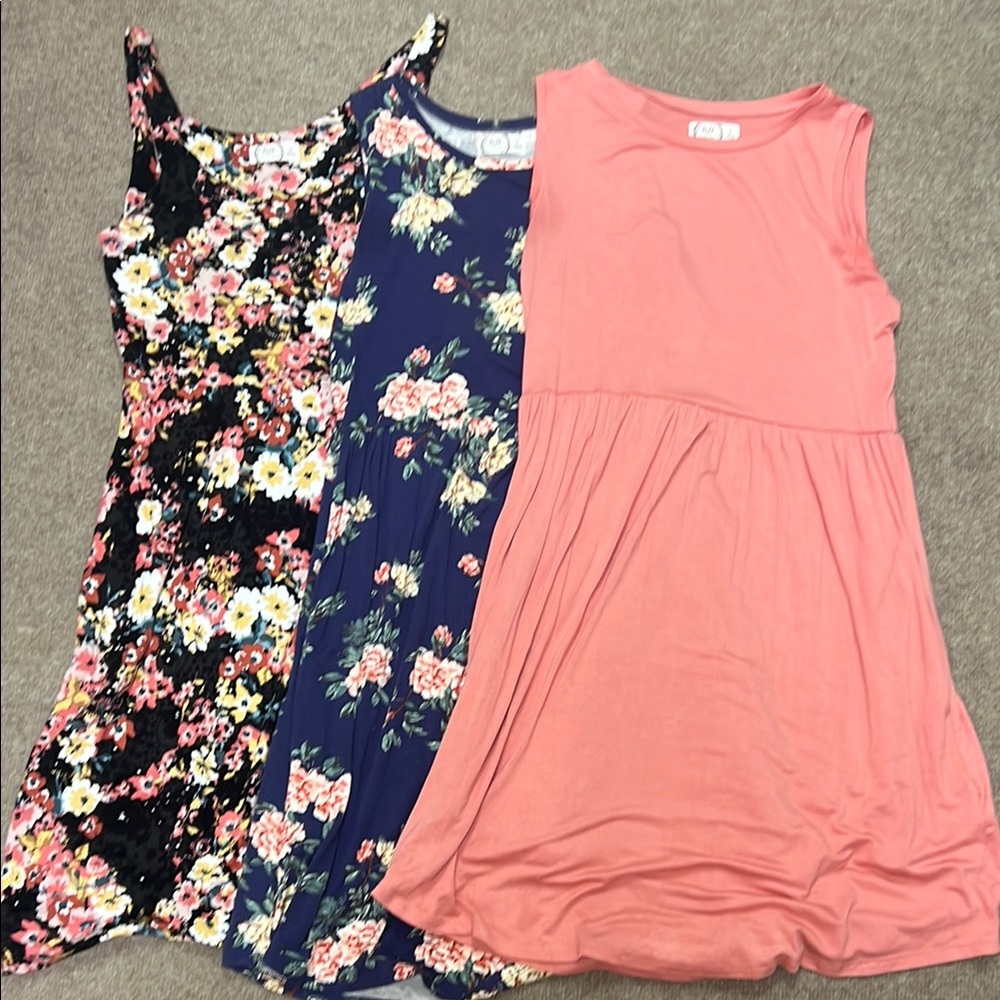 Floral and Pink Dress Bundle
